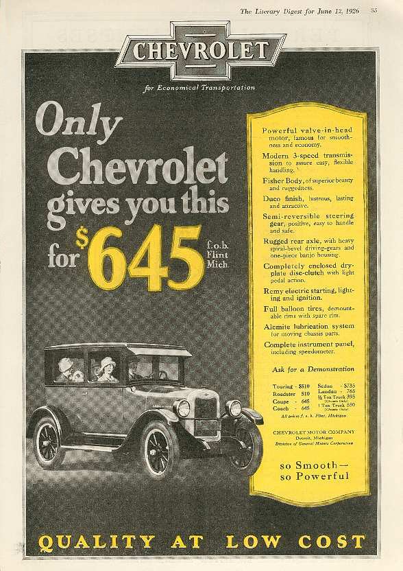 1926 Chevrolet 7